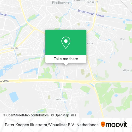 Peter Knapen Illustrator / Visualiser B.V. map