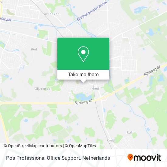 Pos Professional Office Support map