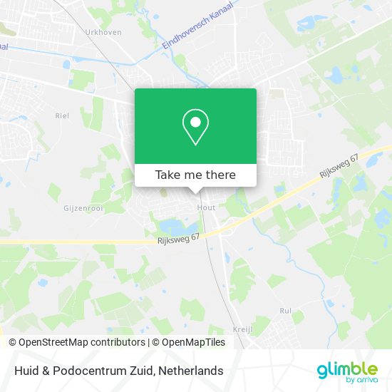 Huid & Podocentrum Zuid map