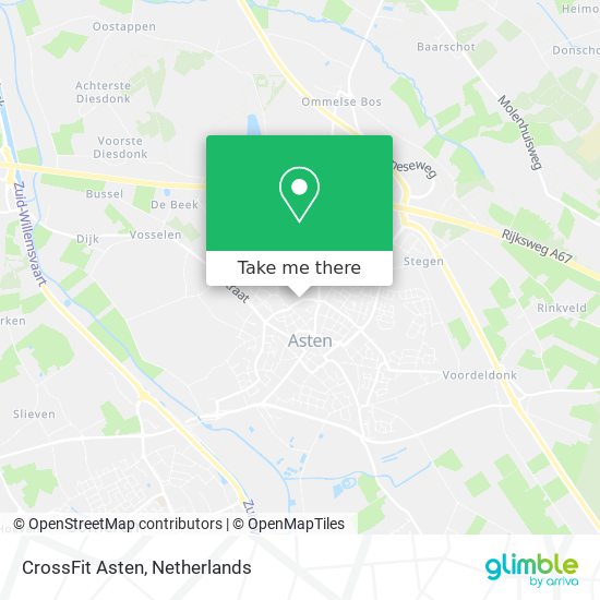 CrossFit Asten map