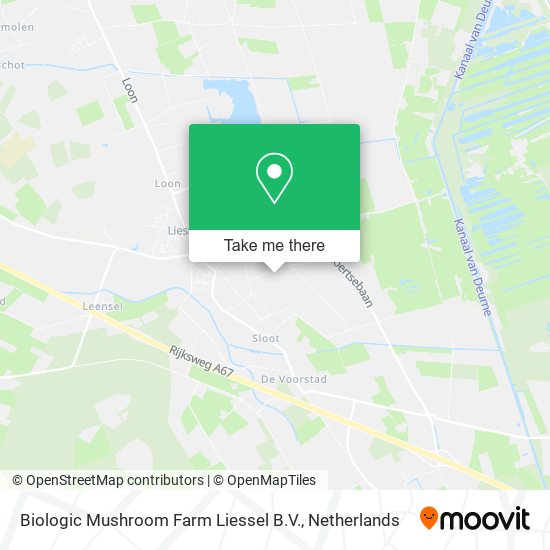 Biologic Mushroom Farm Liessel B.V. map