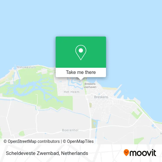Scheldeveste Zwembad map