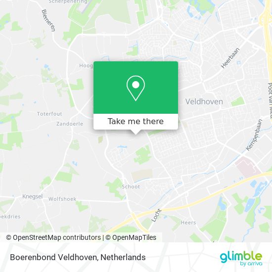 Boerenbond Veldhoven map