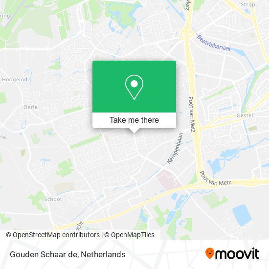 Gouden Schaar de map