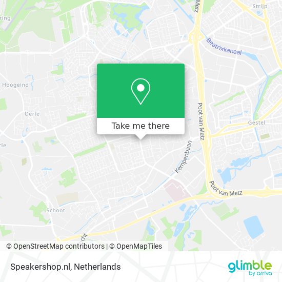 Speakershop.nl map