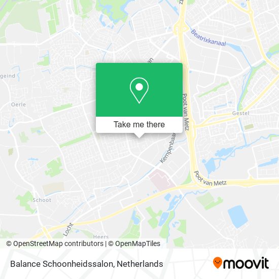 Balance Schoonheidssalon map