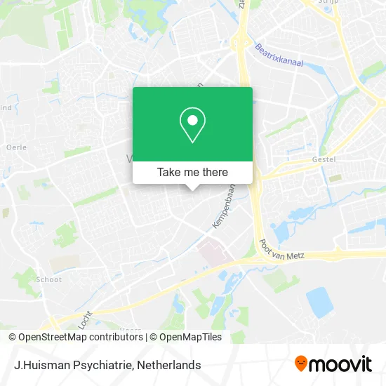 J.Huisman Psychiatrie map