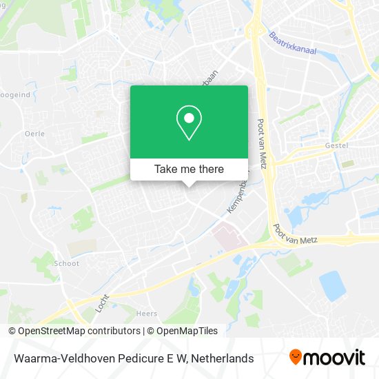 Waarma-Veldhoven Pedicure E W Karte