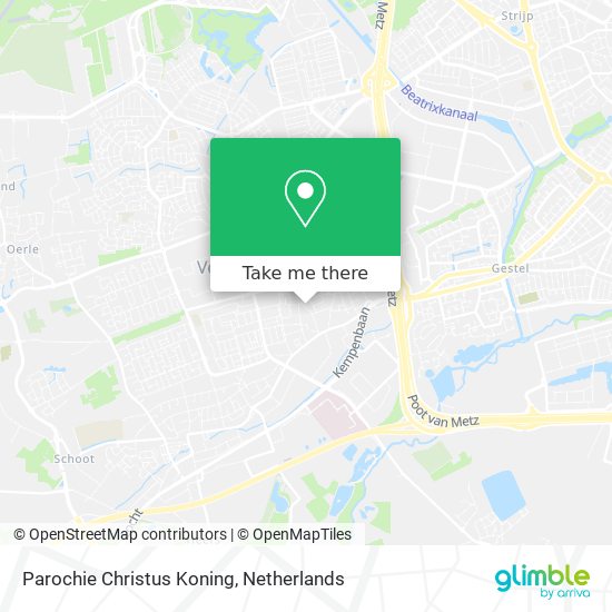 Parochie Christus Koning map