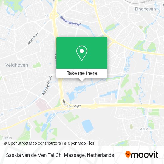 Saskia van de Ven Tai Chi Massage map