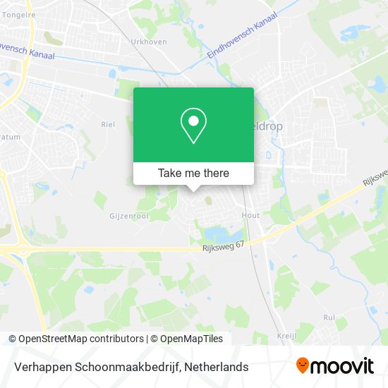 Verhappen Schoonmaakbedrijf map