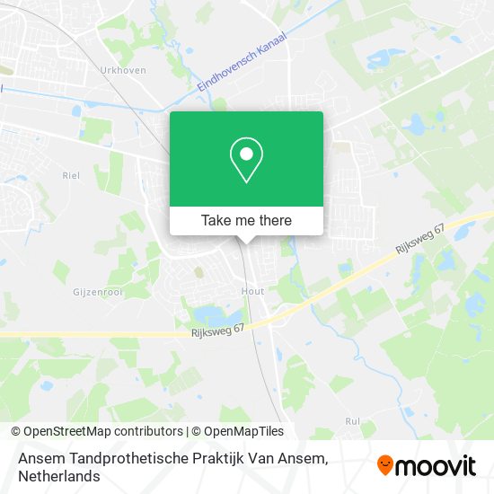 Ansem Tandprothetische Praktijk Van Ansem map