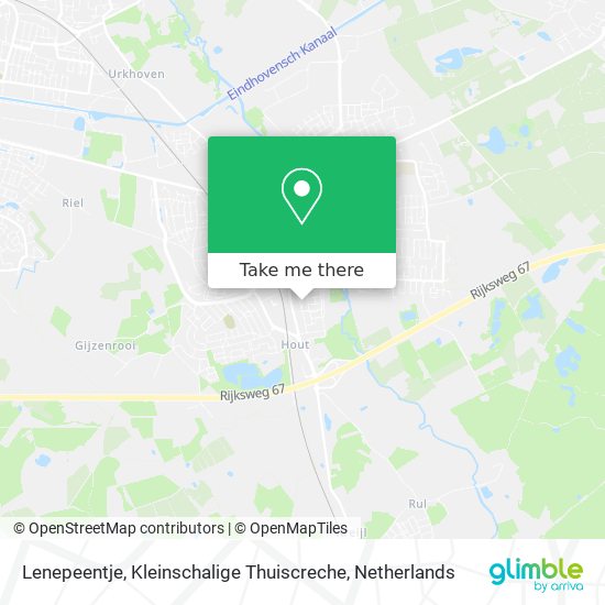 Lenepeentje, Kleinschalige Thuiscreche Karte