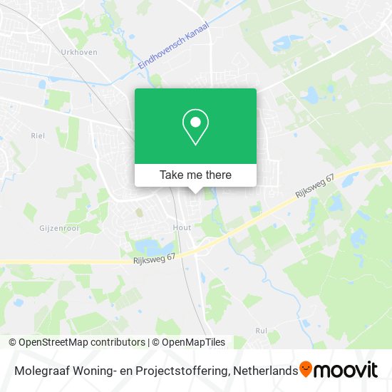 Molegraaf Woning- en Projectstoffering Karte