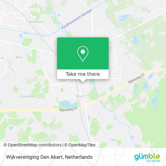 Wijkvereniging Den Akert Karte