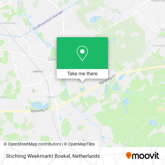 Stichting Weekmarkt Boekel Karte