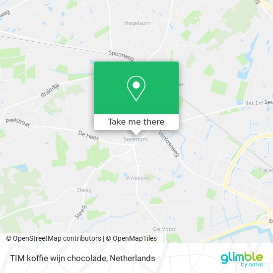 TIM koffie wijn chocolade Karte