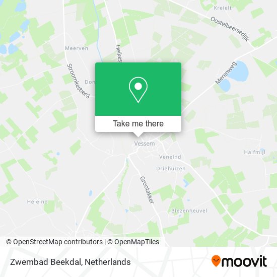 Zwembad Beekdal map