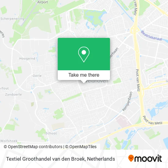 Textiel Groothandel van den Broek map