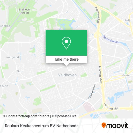 Roulaux Keukencentrum BV map