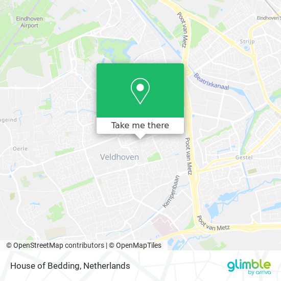 House of Bedding map