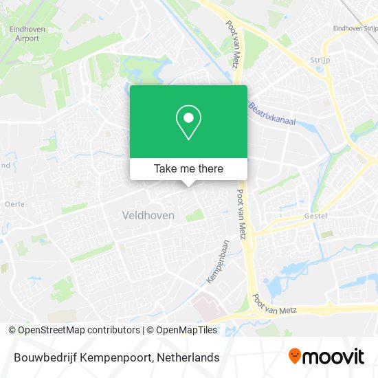 Bouwbedrijf Kempenpoort map