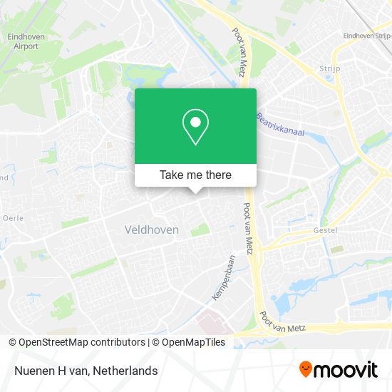 Nuenen H van map