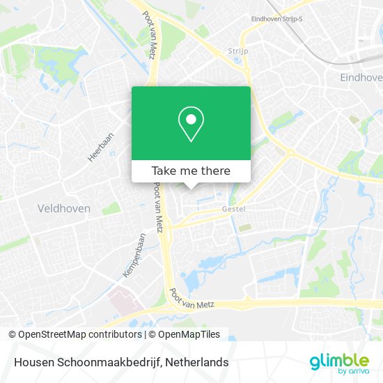 Housen Schoonmaakbedrijf map