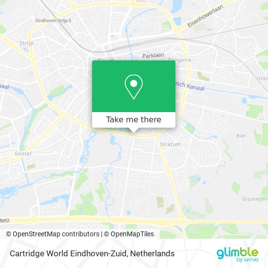 Cartridge World Eindhoven-Zuid Karte