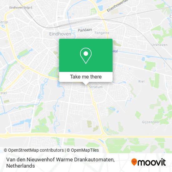 Van den Nieuwenhof Warme Drankautomaten map