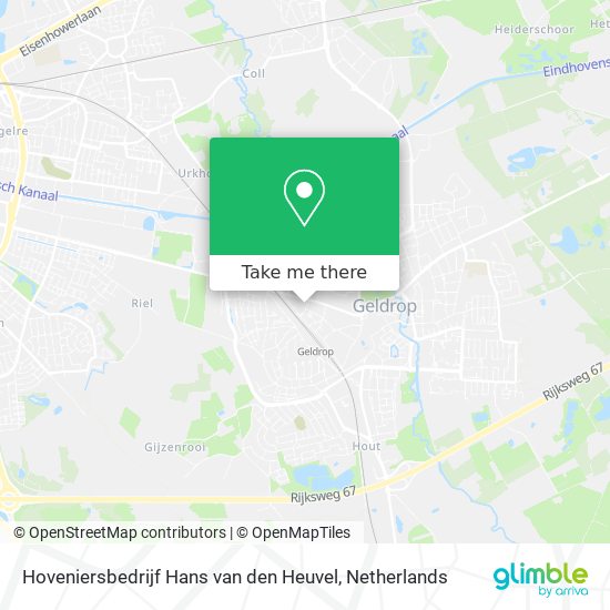 Hoveniersbedrijf Hans van den Heuvel Karte