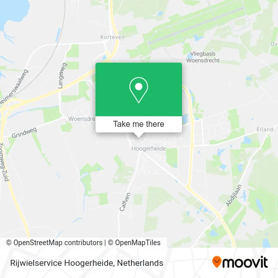 Rijwielservice Hoogerheide map