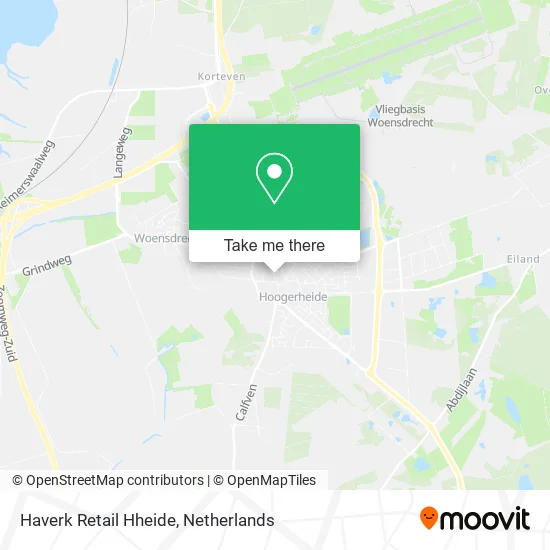 Haverk Retail Hheide map