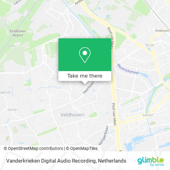 Vanderkrieken Digital Audio Recording map