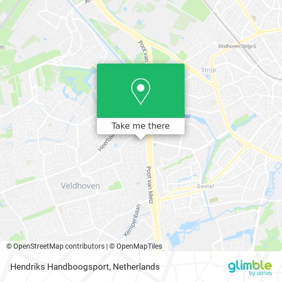 Hendriks Handboogsport map