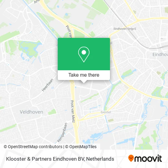 Klooster & Partners Eindhoven BV map