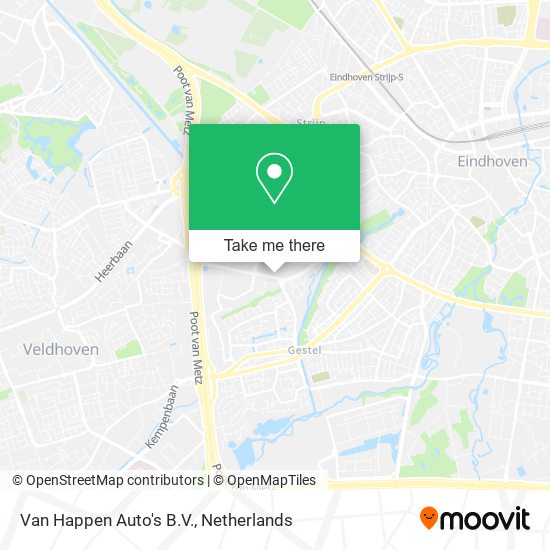 Van Happen Auto's B.V. map