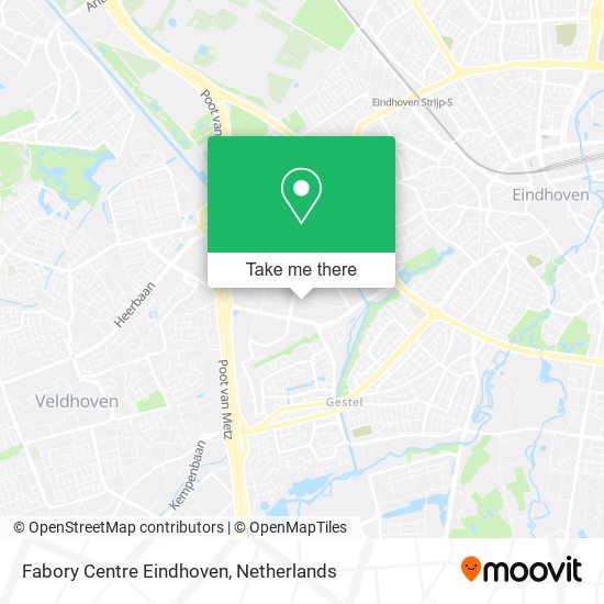 Fabory Centre Eindhoven map