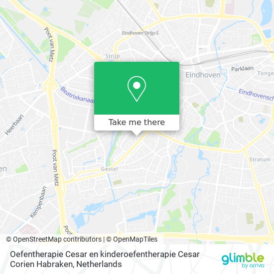 Oefentherapie Cesar en kinderoefentherapie Cesar Corien Habraken map