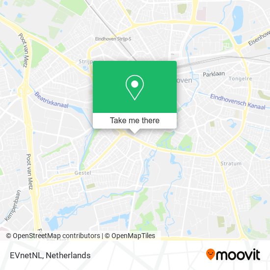 EVnetNL map