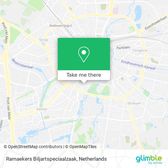 Ramaekers Biljartspeciaalzaak map