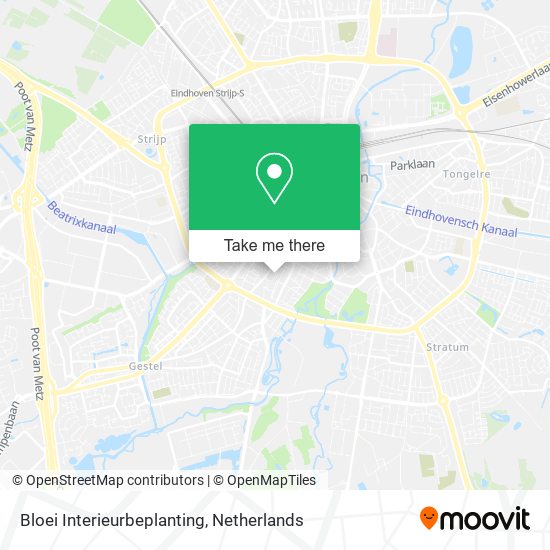 Bloei Interieurbeplanting map