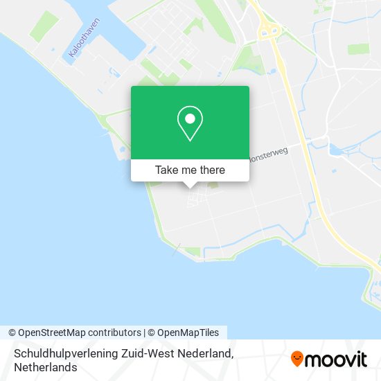 Schuldhulpverlening Zuid-West Nederland map
