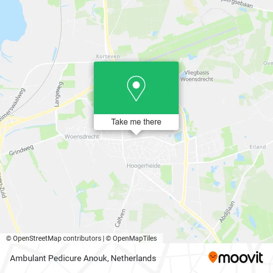 Ambulant Pedicure Anouk map