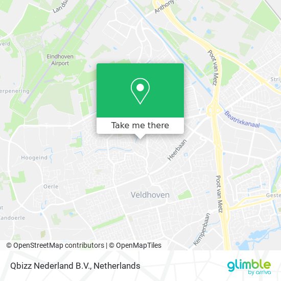Qbizz Nederland B.V. map