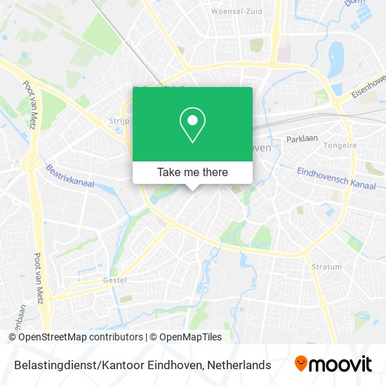 Belastingdienst / Kantoor Eindhoven map