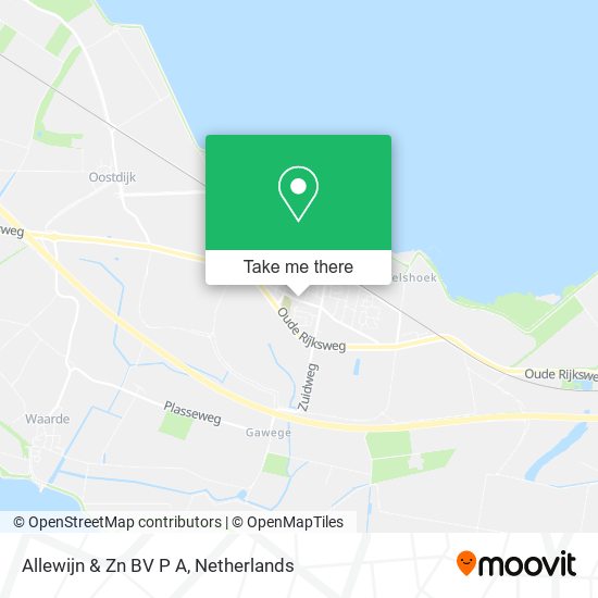Allewijn & Zn BV P A map