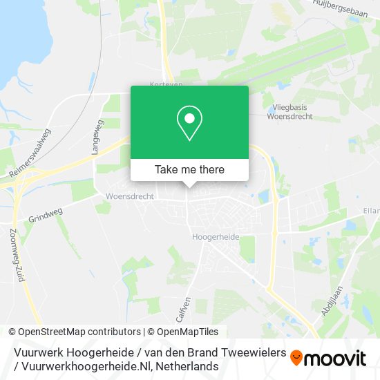 Vuurwerk Hoogerheide / van den Brand Tweewielers / Vuurwerkhoogerheide.Nl map