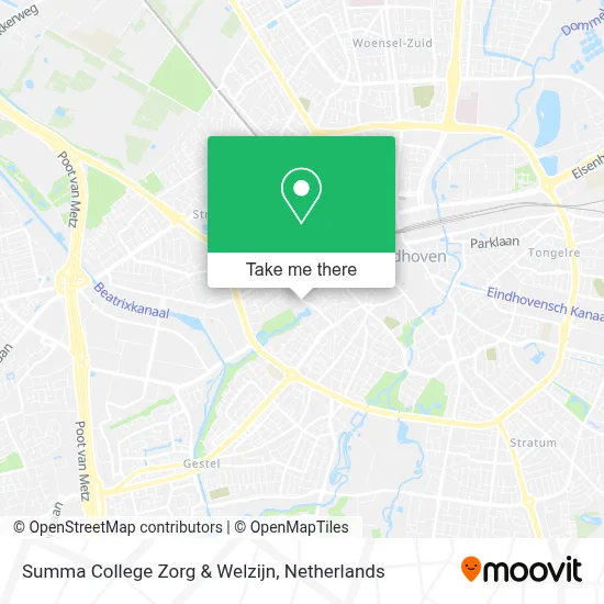 Summa College Zorg & Welzijn map