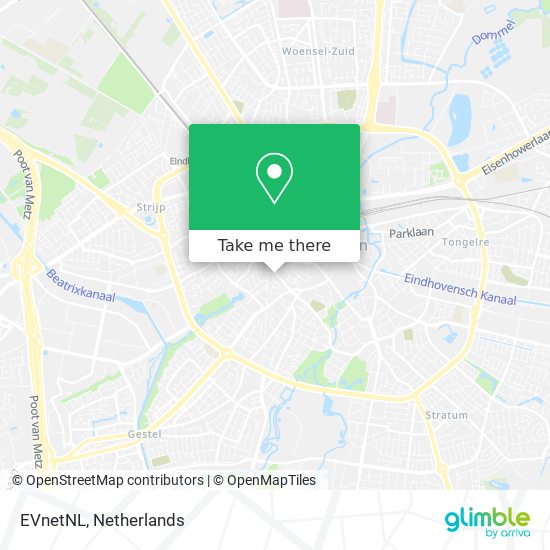 EVnetNL map